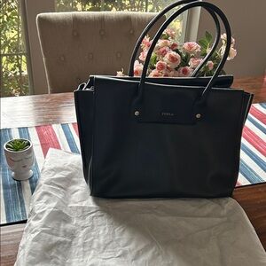 Furla Classic Black Tote Bag no tags like new